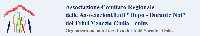 Logo Comitato Regionale Dopo-Durante Noi ONLUS Logo Comitato Regionale Dopo-Durante Noi ONLUS